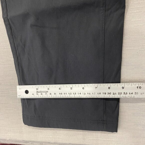 Eddie Bauer Fleece Lined Tech Pants Mens 30 x 34 Black Water Repellent Insulated - Picture 9 of 12